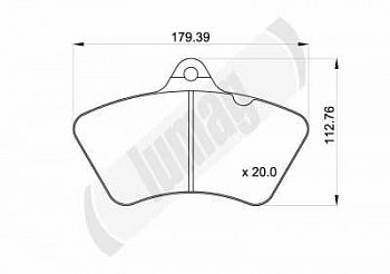 колодки дисковые 29498 к-т