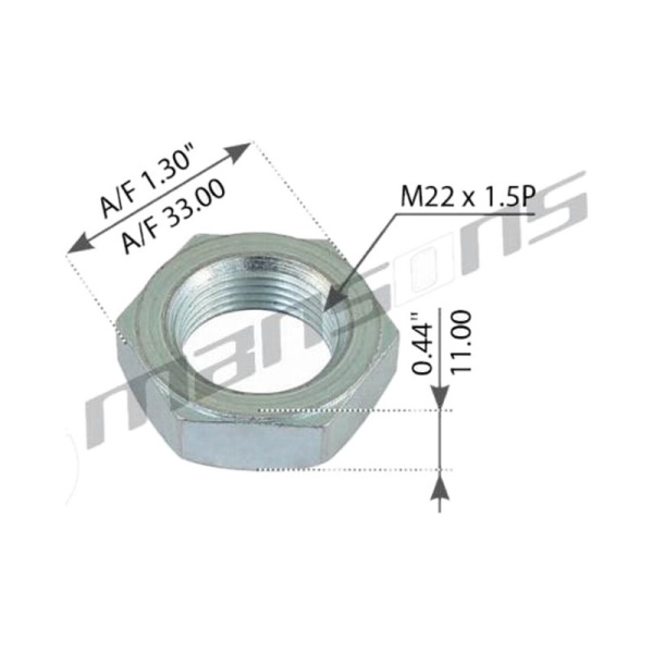 Гайка M22x1,5