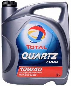 Масло мот.10W40 TOTAL QUARTZ 7000  5L