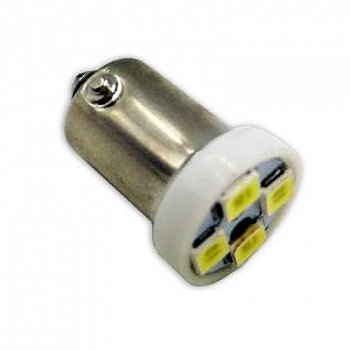 Светодиод Т8 12V ?043 (BA9S) 4SMD 2835 12V
