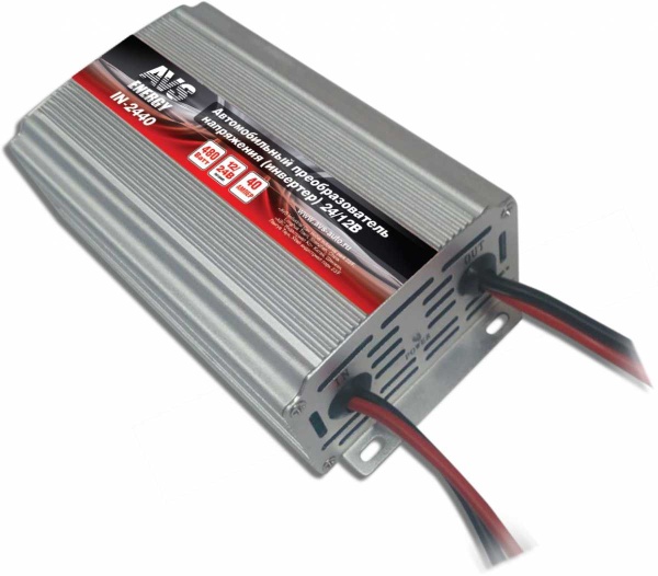 преобразователь напряжения 24-12V (40А) AVS IN-2440