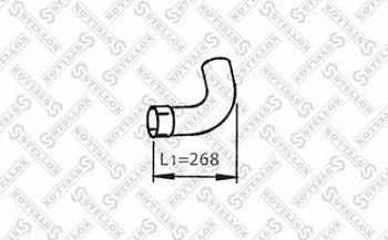 Труба глушителя промежуточная 1-изг \MAN TGL