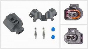 Разъем электрический 2-х контактный "мама"