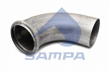 Труба глушителя  Volvo FH12/16 (углом)