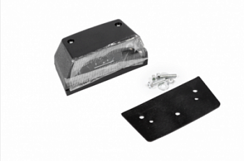 фонарь подсветки номерного знака черн