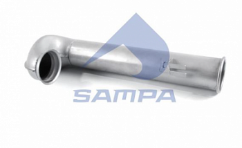 Труба глушителя конечная DAF