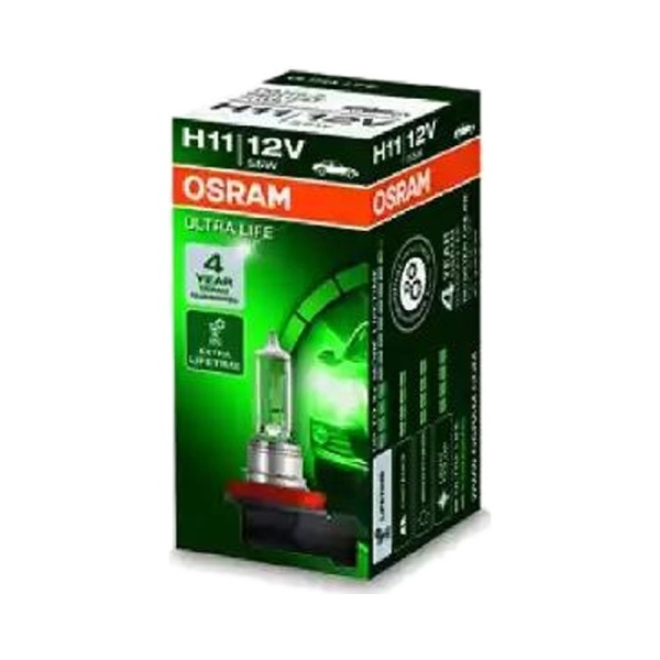 Лампа галоген 12V H11 55W OSRAM Ultra Life (увеличенный срок службы)