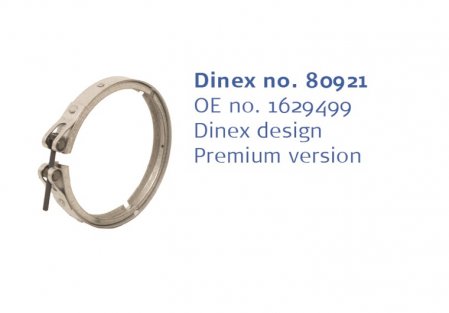 Хомут D127-140мм трубы глушителя Volvo FH12/16