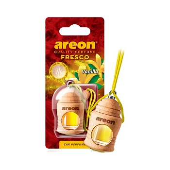 Ароматизатор воздуха AREON FRESCO "VANILLA", флакон с деревянной крышкой