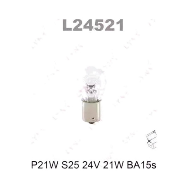 Лампа 24V P21W 21W  однонитевая