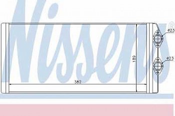 радиатор отопителя!пластик/алюминий 382x189x40\ Volvo FH12/16, FM9/10/12 D7/9A/10/12/16 (93>