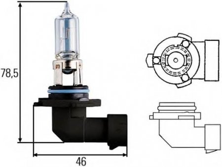Лампа 12V галоген HB3 60W P20d ближнего/дальнего света