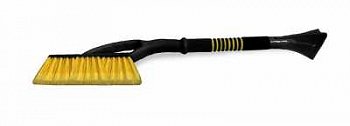 Щетка для снега со скребком AVS WB6325 мягкая ручка. распущ. щетина