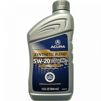 Масло мот. 5w20 ACURA Synthetic Blend (0,946л)