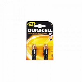 Батарейка щелочная DURACELL LR6 (AA) 1.5В (цена за 1 батарейку) бл/2