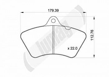 Колодки дисковые 29582 SETRA (180x113x22) Knorr