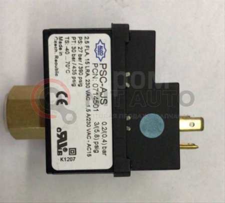 Датчик низкого давления кондиционера 0.2-0.4 Bar 3х контактный Setra 315