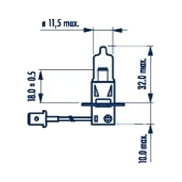 Лампа галоген 24V Н3 70W NARVA