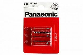 Батарейка солевая PANASONIC R03 (AAA) Zinc Carbon 1.5В (цена за 1 батарейку) бл/4