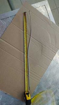 Тяга замка двери левая кривая 354.4mm MAN TGA