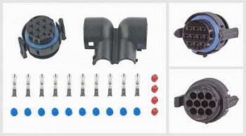 Разъём/10-pin/IVECO(штекер)