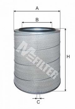 Фильтр воздушный IVE     (d=216  D=327  H=483)