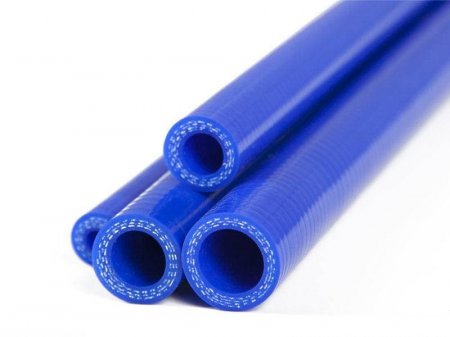 Патрубок силиконовый синий D=85  цена за 1см