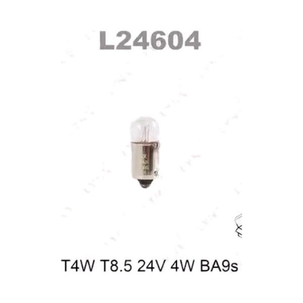 Лампа 24v T4W габаритная фары
