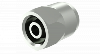 Соединитель (бронза) гайковый наконечник / M14 - 08 мм