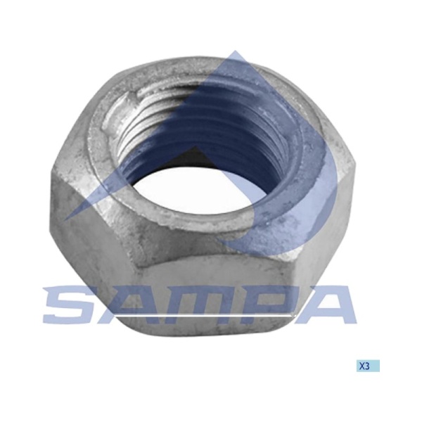 Гайка M22х2-10/H17/SW32  колесная BPW
