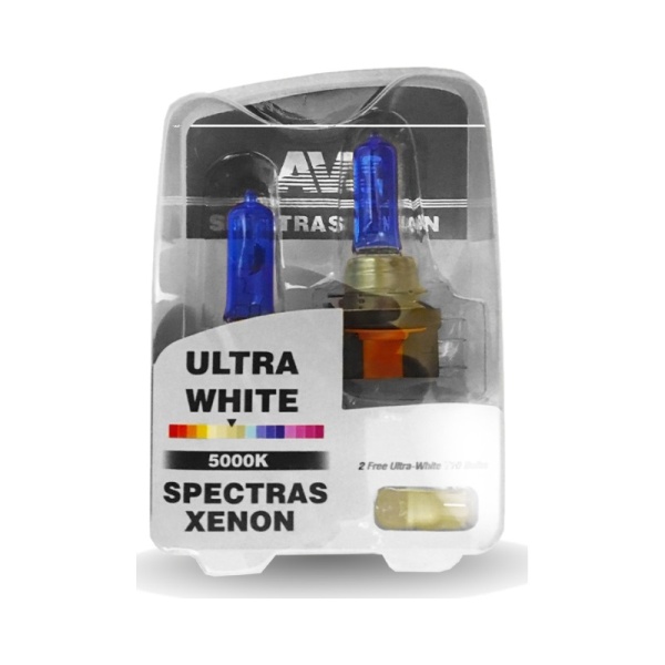 Лампа галоген 12V H15 15/55W SPECTRAS Xenon 5000K комплект 2+2 (W5W)