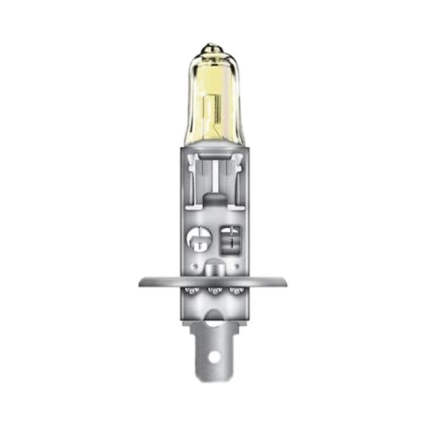 Лампа галоген 12V H1 55W OSRAM желтый свет всепогодная