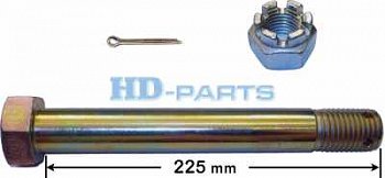Палец рессоры в сборе Scania М30*245
