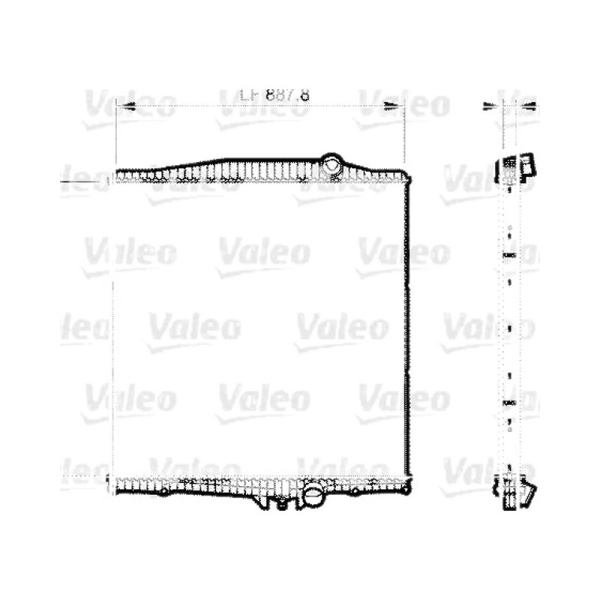 радиатор системы охлаждения\VOLVO VN