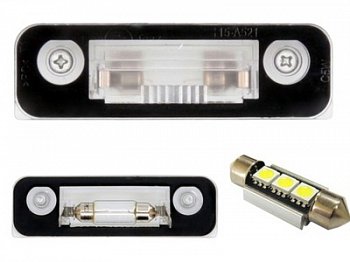 Фонарь подсветки номерного знака Ford Fusion