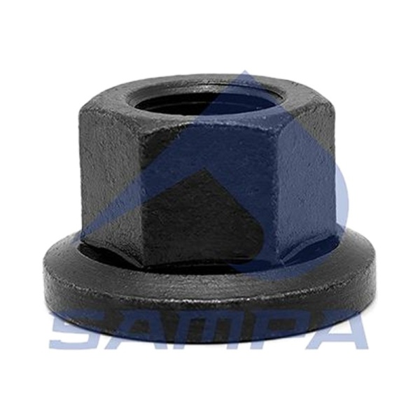Гайка колесная с вращающейся юбкой M18x1.5 H=18 SW27 \MAN/Volvo/BPW/RVI/Iveco-Magirus