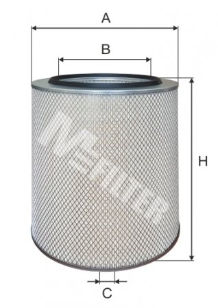 Фильтр воздушный SC     (d=196  D=308  H=437)