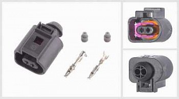 РАЗЪЕМ (2-PIN) МАМА (КОМПЛЕКТАЦИЯ 2-PIN, 2 УПЛОТНЕНИЯ)