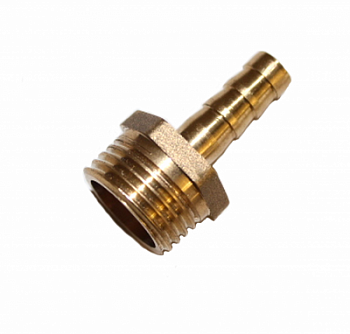 Штуцер-переходник М8-d=6мм под шланг (латунь)