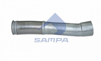 Труба глушителя приемная с гофрой MB 1840 Actros Euro 1