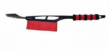 Щетка для снега со скребком AVS WB6301 мягкая ручка. распущ. щетина