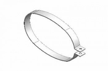 Хомут d=180x280 бочки глушителя MB 814