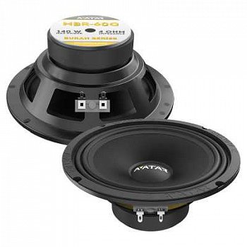 Эстрадная акустика   Avatar MBR-60Q Мидбас 6", 4Om, 70 Вт RMS, 140 Вт Max  90Дб, Пара