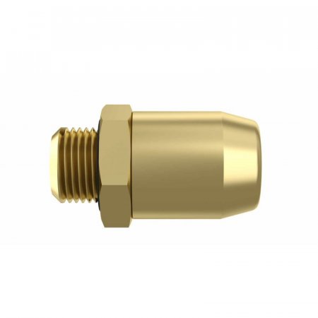 Соединитель (бронза) прямой / M16 - 12мм