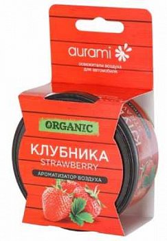 Ароматизатор  воздуха  Aurami Organic под сиденье Клубника