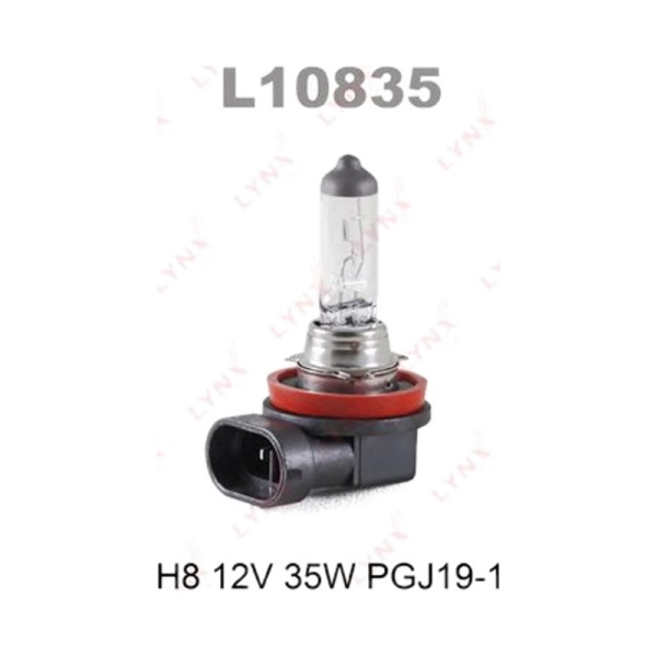 Лампа галоген 12V H8 35W PGJ19-1 LYNXauto