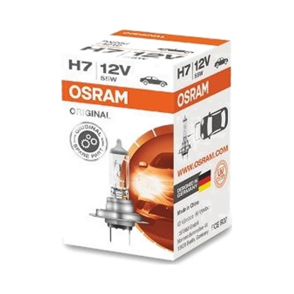 Лампа галоген 12V H7 55W OSRAM Original (оригинал)