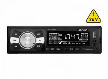 Автомагнитола  Swat  MEX-1124 UBW  24w