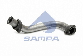 Труба глушителя, ACTROS правая (от турбины)