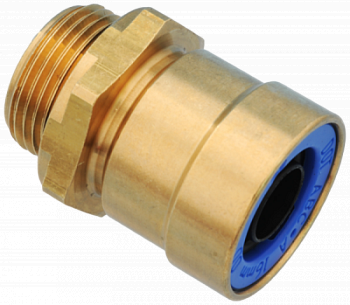 Соединитель (бронза) прямой / M22 - 16мм